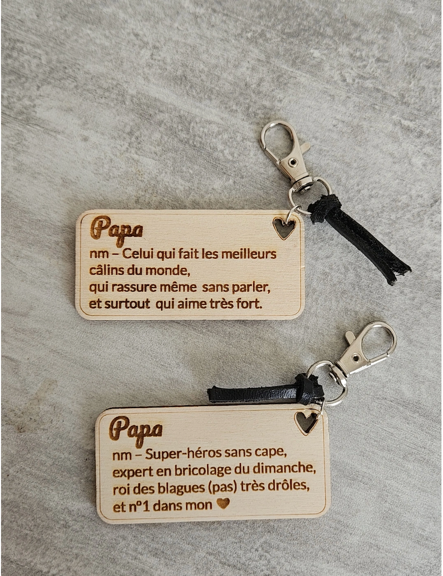 Porte-clés Papa
