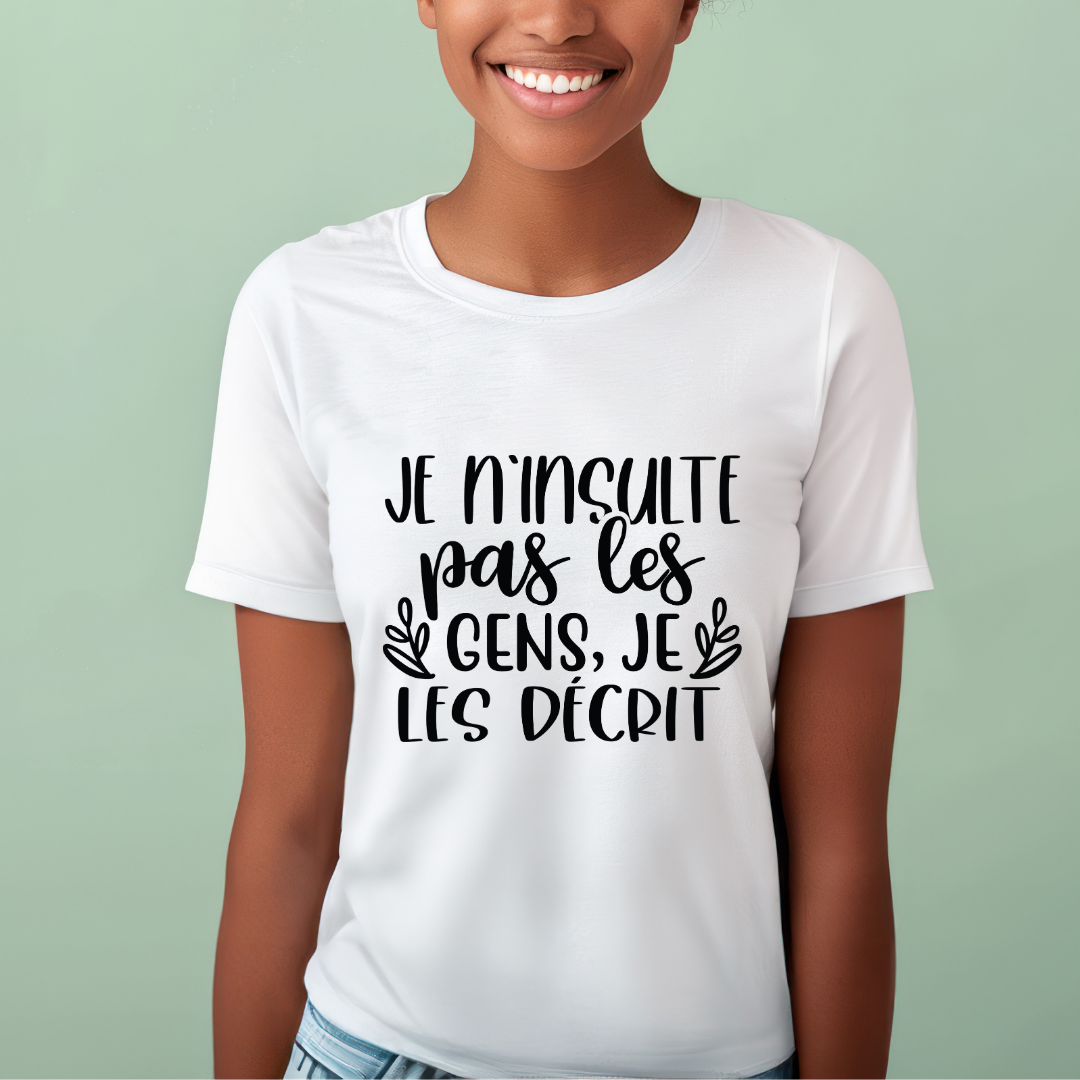 Impression pour des vêtements Adultes