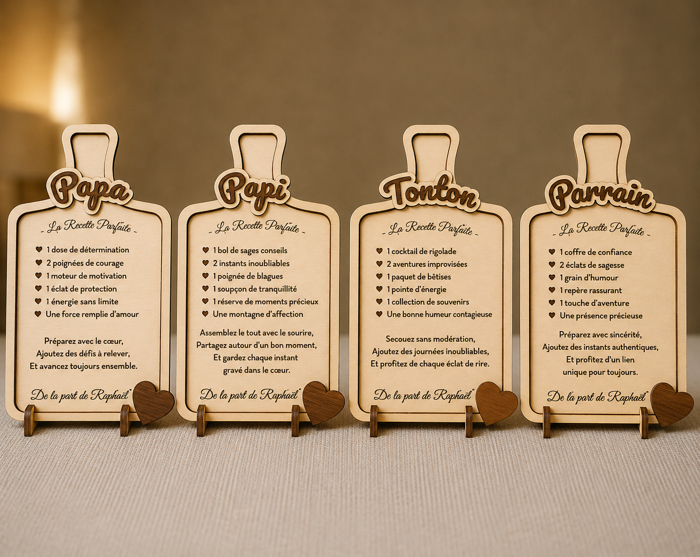 Planche "La recette parfaite" à personnaliser