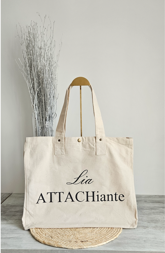 Sac en coton délavé naturel