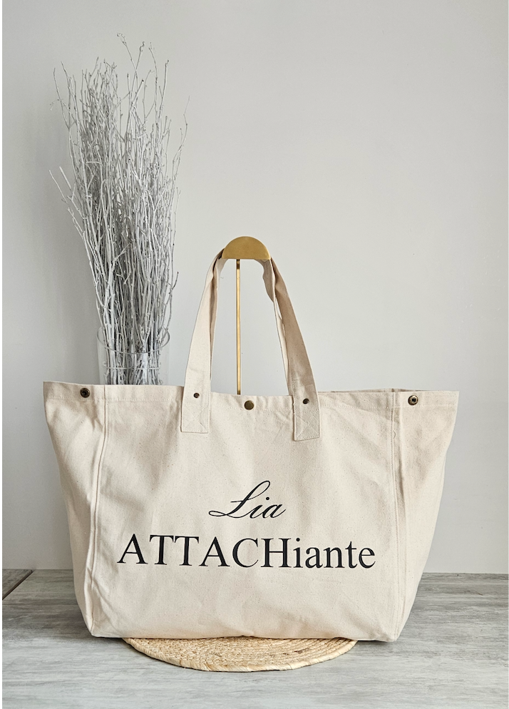 Sac en coton délavé naturel