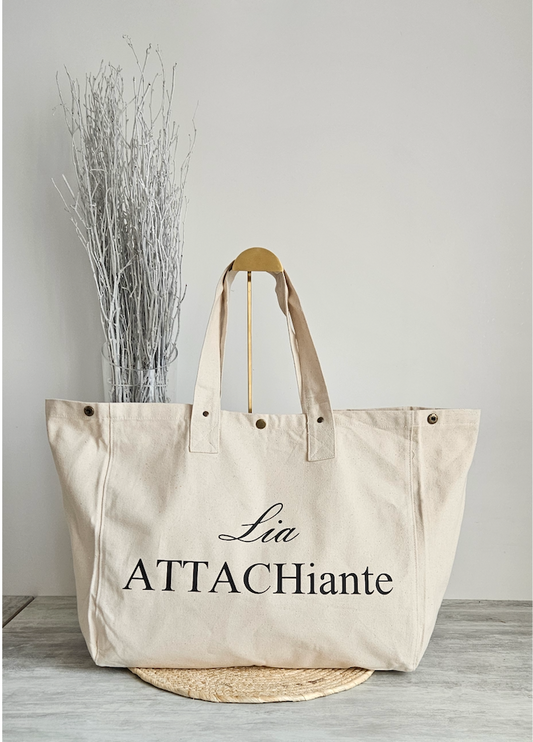 Sac en coton délavé naturel